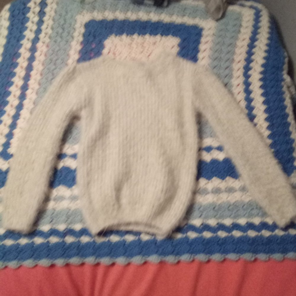 White Knitted Sweater